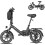 bodywel T16PRO foldable EBike with rear rack,black 1