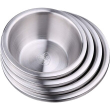 Stainless Steel Unbreakable Mixing Bowl for Soup 18cm Diameter