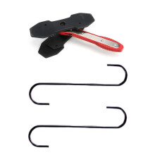 Disc Brake Piston Compressor Brake Wrench Brake Piston Separator Brake Cylinder Adjuster with 2 Black Hooks
