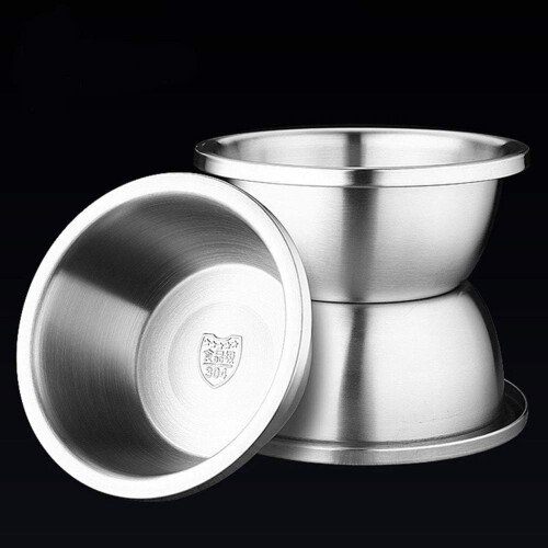 Stainless Steel Unbreakable Mixing Bowl for Soup 18cm Diameter 1