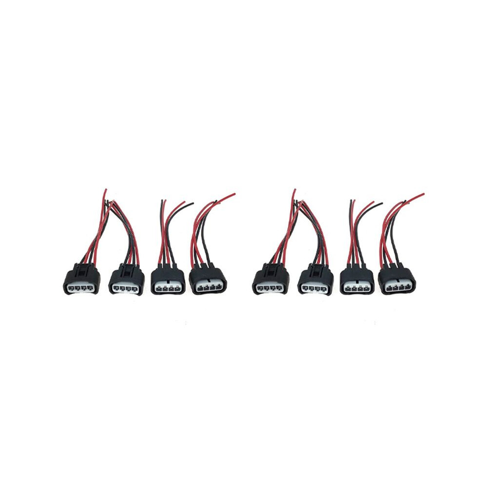 8Pcs Ignition Coil Female Connector Plug Harness Pigtail 2Azfe1zzfe For Hs250h Pontiac Camry Corolla Rav4 Chevrolet 4711611485006