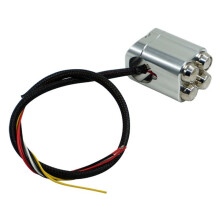 Motorcycle Multifunctional Handlebar Suitable 28mm Handlebar Control Start Horn Light Turn Signal Silver
