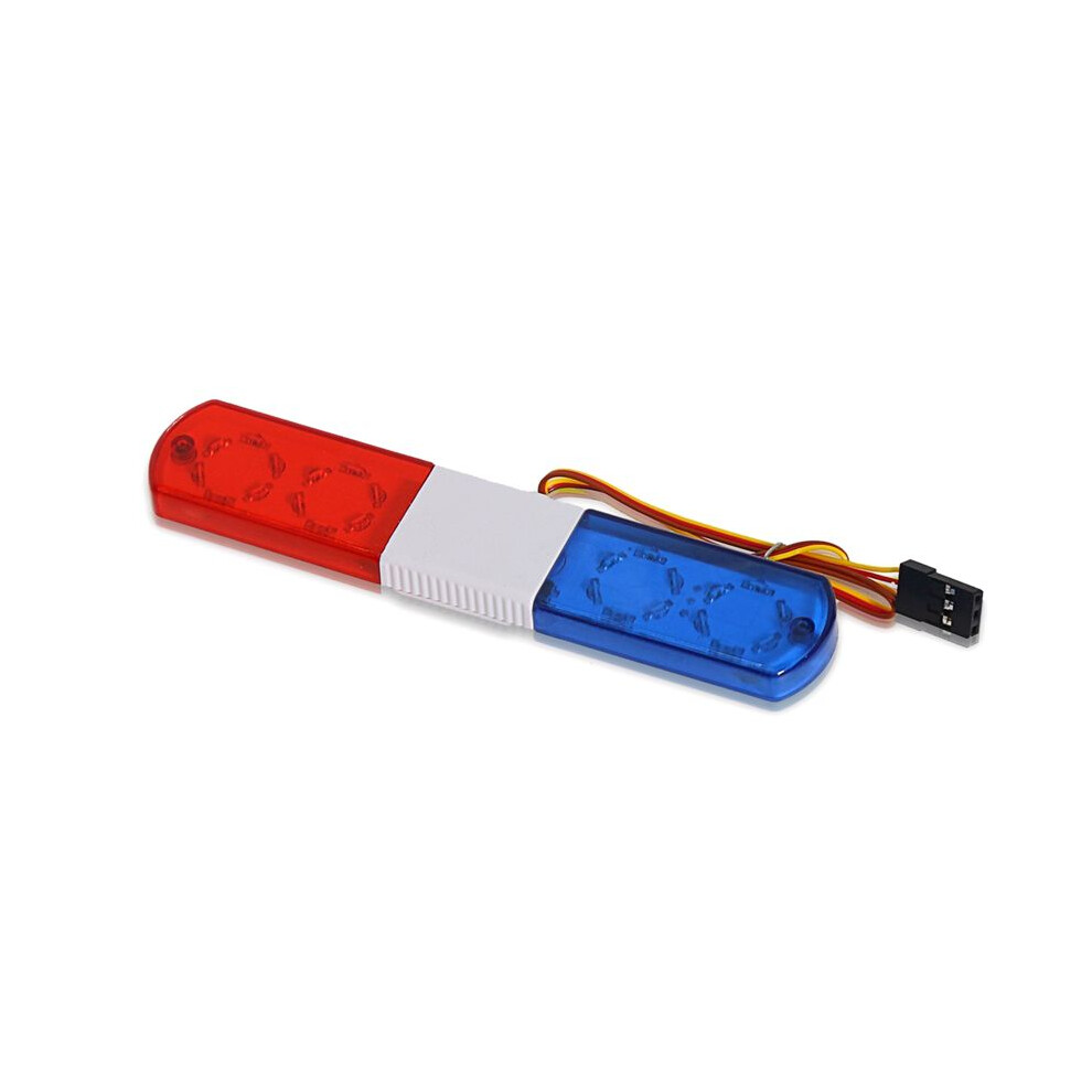 Flash Alarm Lamp Led Police Car Bright For 1/10 Rc D12 Hsp, Traxs Axial Car Upgrade Parts, 115Mm, & Light/Red/Blue 4711955906342