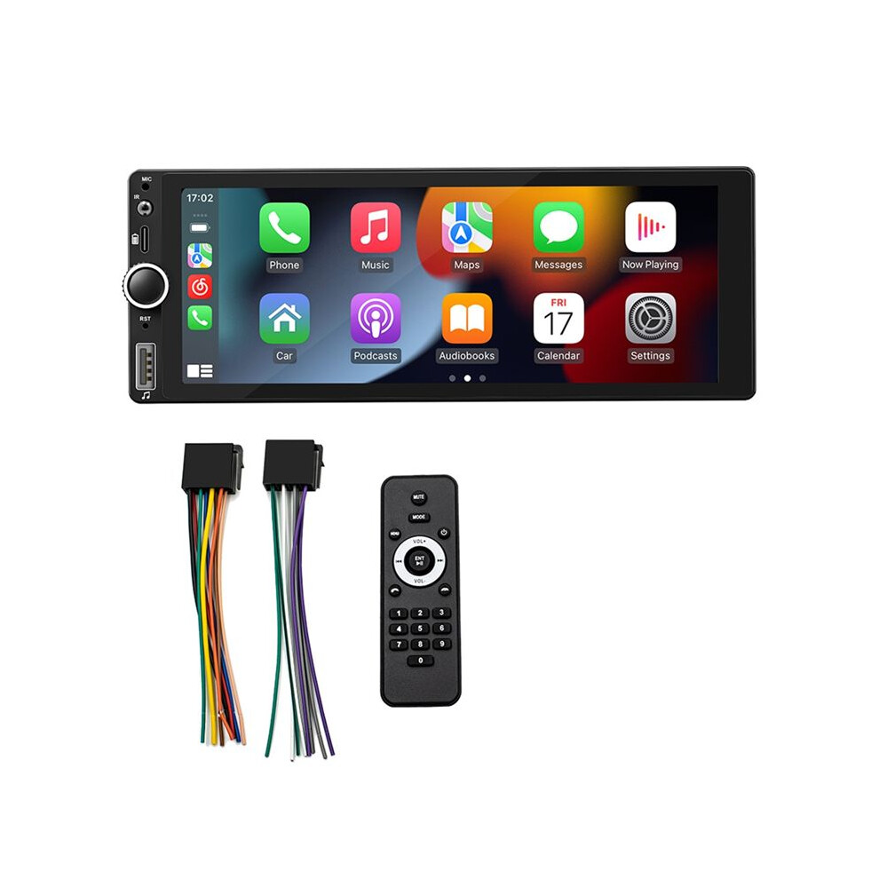 1 Din 6.86Inch Hd Car Radio Multimedia Carplay Touch Screen Mirror Link Stereo Bluetooth Usb Fm Camera 4711955949127