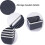 2 Pack Plastic Storage Bin Baskets for Bathroom Organization Blue 2