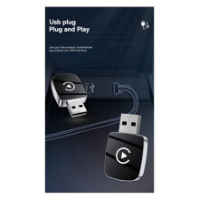 Adaptateur 2 en 1 CarPlay Filaire Vers CarPlay Sans Fil et Android Auto Type-C/USB Ai Box WiFi CarPlay