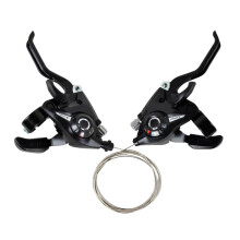 Bicycle Gear Lever 3x7/3x8 Disc Brake Lever with Shift Cable Left Right EF518