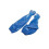 6 Pack Blue Gloves Size 8 4