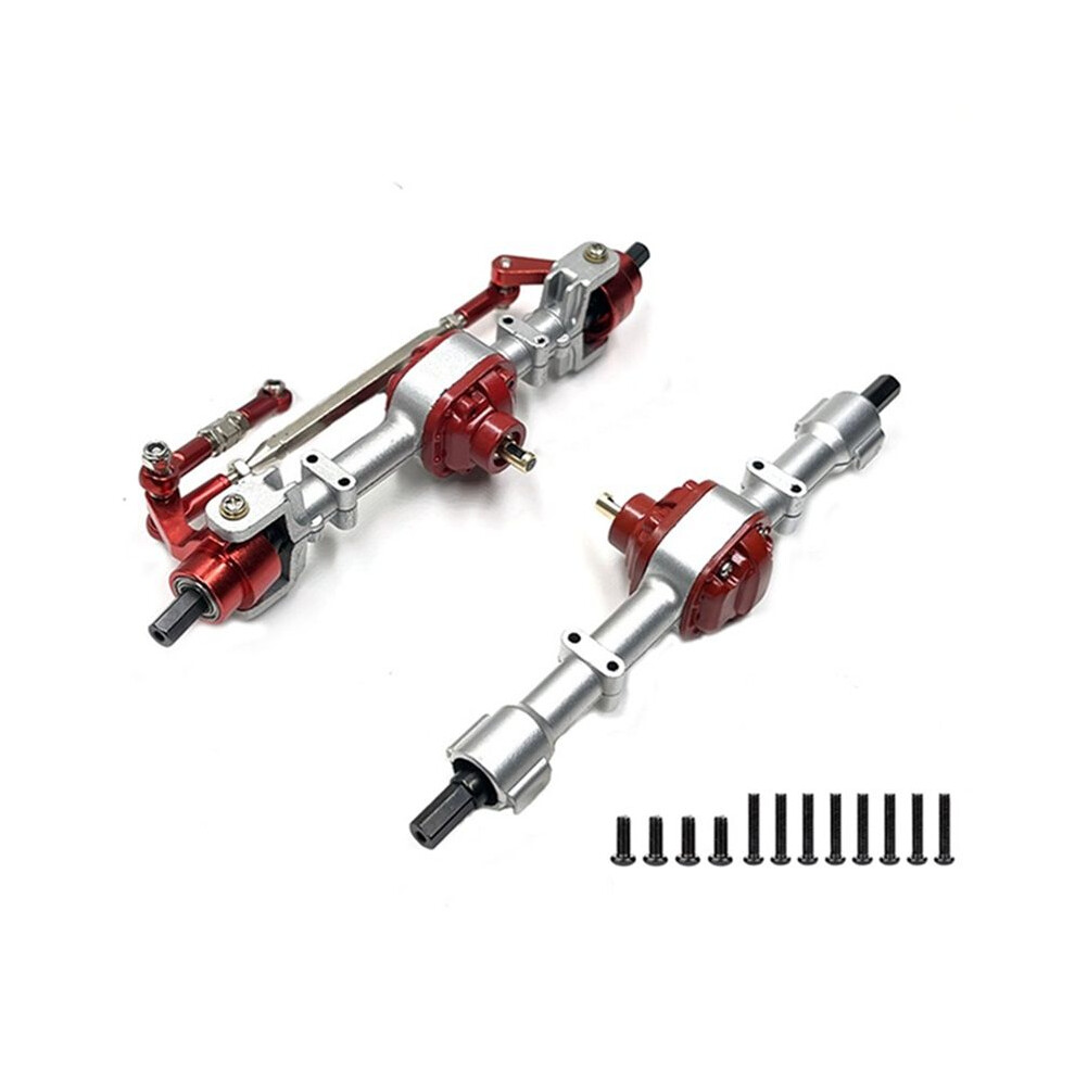 Mn78 Metal Front And Rear Axle With 3Mm To 4Mm Shaft Sleeve For Mn78 Mn-78 Mn 78 1/12 Rc Car Upgrade Parts, Silver 4713624875980