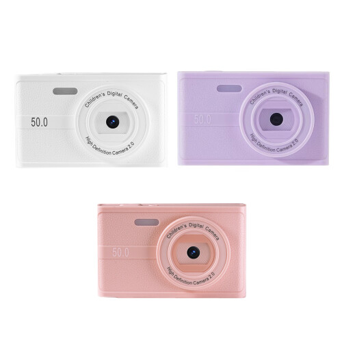 Advanced 50MP Digital Camera With LED Light Shoot Camera-Pink 1