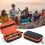 Storage Case for Microphone Splashproof EVA Hard Shell Black outside For charging mode 7