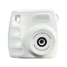 Portable Kids Camcorder 1080P Video Recorder With Front-White