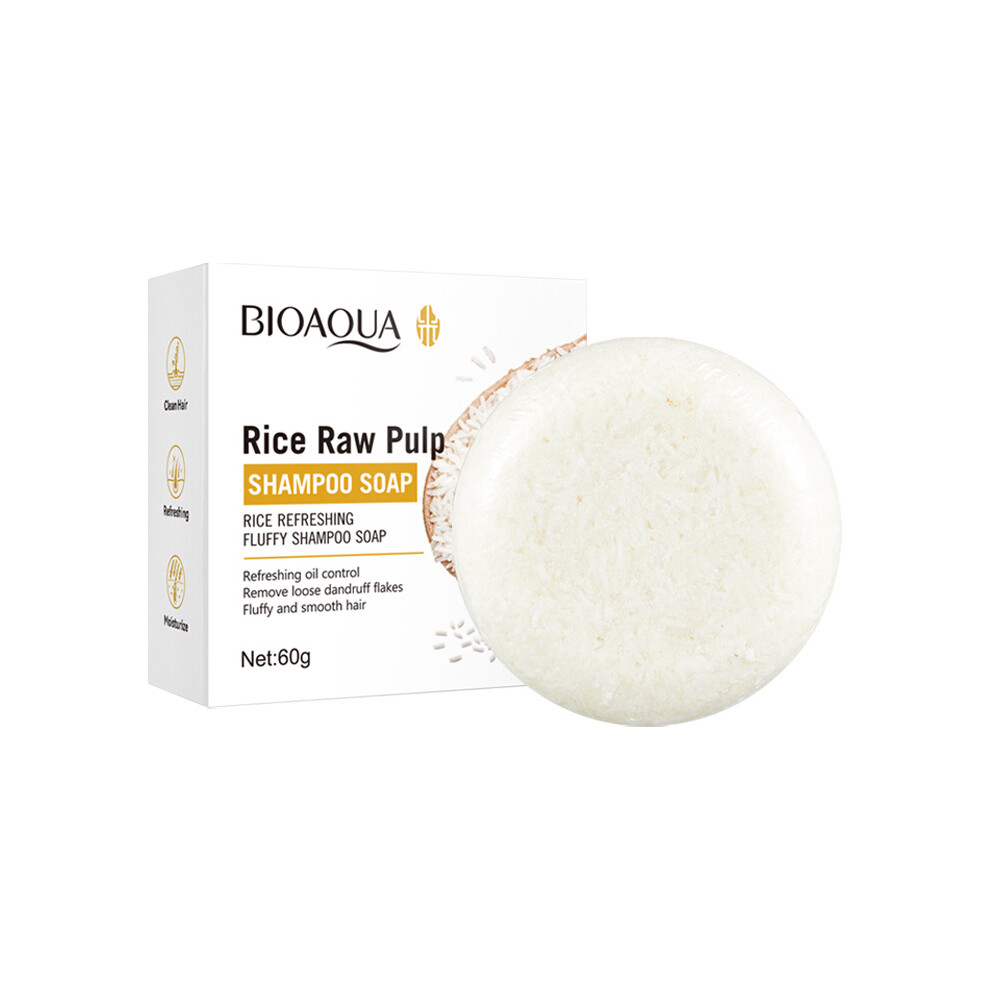 (60g) Shampoo Soap 60g Refreshing and Fluffy Deep Cleansing Shampoo
