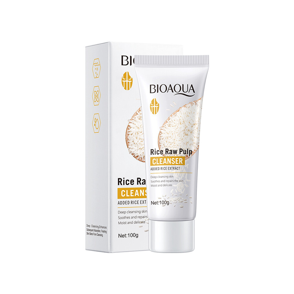 (100g) Facial cleanser 100g BIOAOUA cleansing, moisturizing and moisturizing