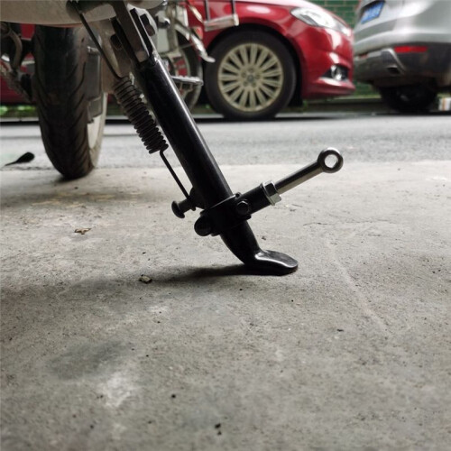 Universal Motorcycle Side Stand Extension Auxiliary Tool Bracket 20-23Mm Single Leg Stand Foot Support(Black) 2