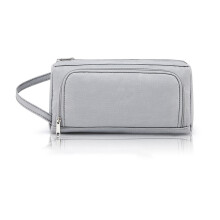 Organizer in tela per materiale scolastico, astuccio di grande capacità con apertura frontale per un rapido accesso, borsa portatile con maniglia
