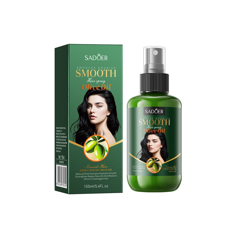 (155ml) Olive Smooth Conditioner SADOER Nourishing and Nourishing Hair Spray