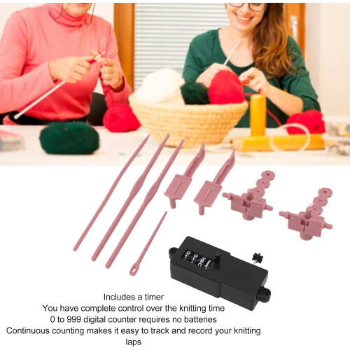 Knitting Machine Adapter, 9Piece Accessories, Digital Counter Drill Attachment 1