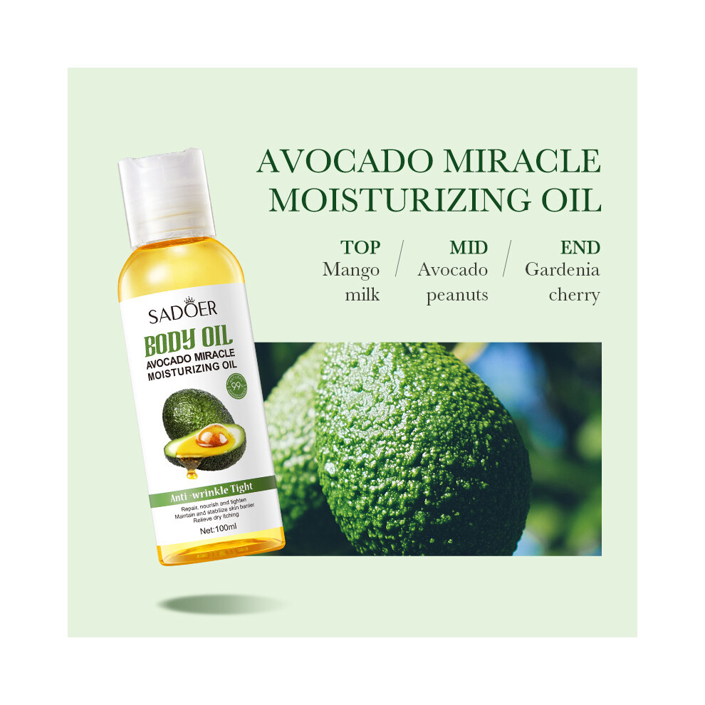 (Avocados) Essential Oil SADOER Avocado Hydrating Nourishing Moisturizing Body Oil