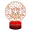 (orange) Ramadan Mubarak Deacoration, Islam Eid Ramadan Light Led With Remote 16 Color 1