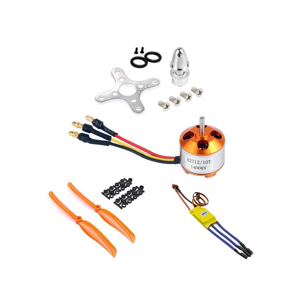 2212 1400Kv Motor+30A Esc+8060 Propeller+Propeller Protector For Rc Quadcopter Helicopter Aircraft Copter Multi-Copter 4712705356400