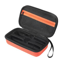 Storage Case Double Mic Travel-Orange outside For charging mode