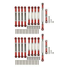 2 set for MN D90 D91 D96 D99S MN99S MN90 1/12 RC Car Upgrade Accessories Metal Pull Rod Steering Link Rod Set Parts,RD