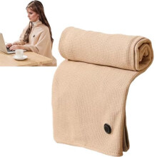 USB Heating Blanket Shawl for Women Outdoor Wearable Wireless Electric with 3 Levels Heat