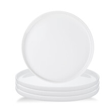 4 Plates Large Dinnerware Set for Dinner 10'