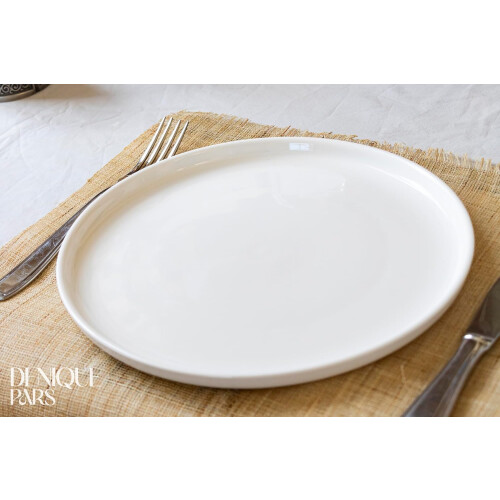 4 Plates Large Dinnerware Set for Dinner 10' 2