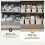U-shaped Multi-functional Storage Box for Kitchen Cabinet Organizer 5