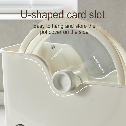 U-shaped Multi-functional Storage Box for Kitchen Cabinet Organizer 2