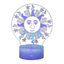 (purplish blue) Ramadan Mubarak Deacoration, Islam Eid Ramadan Light Led With Remote 16 Color