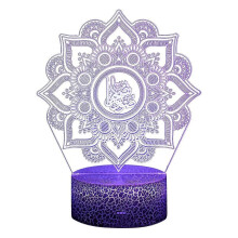 (purple) Ramadan Mubarak Deacoration, Islam Eid Ramadan Light Led With Remote 16 Color
