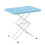 Blue Plastic Folding Table  Outdoor Camping Picnic Table with 4 Adjustable Heights Ref: 3691 1