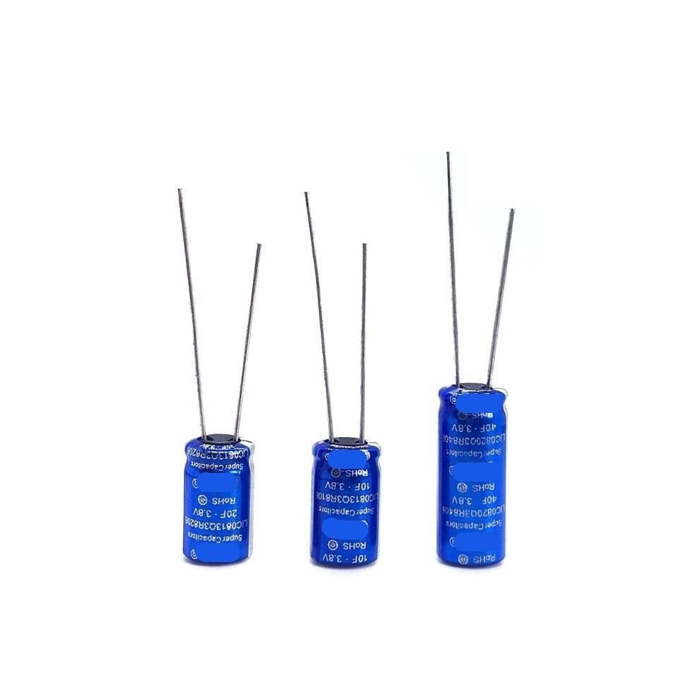 10Pcs/Lot Cda Lic Series 3.8V 10F750f Cylindrical Lithium Ion Capacitor Capacitor Capacitance Meters(3.8V 70F) Ref: 3898 9365049340755