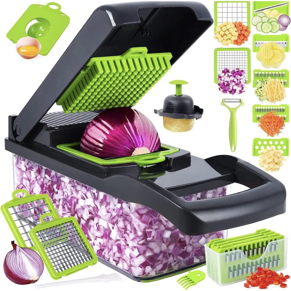 New Multifunctional Vegetable Chopper Mandoline Slicer Dicer Cutter & Dicing Machine