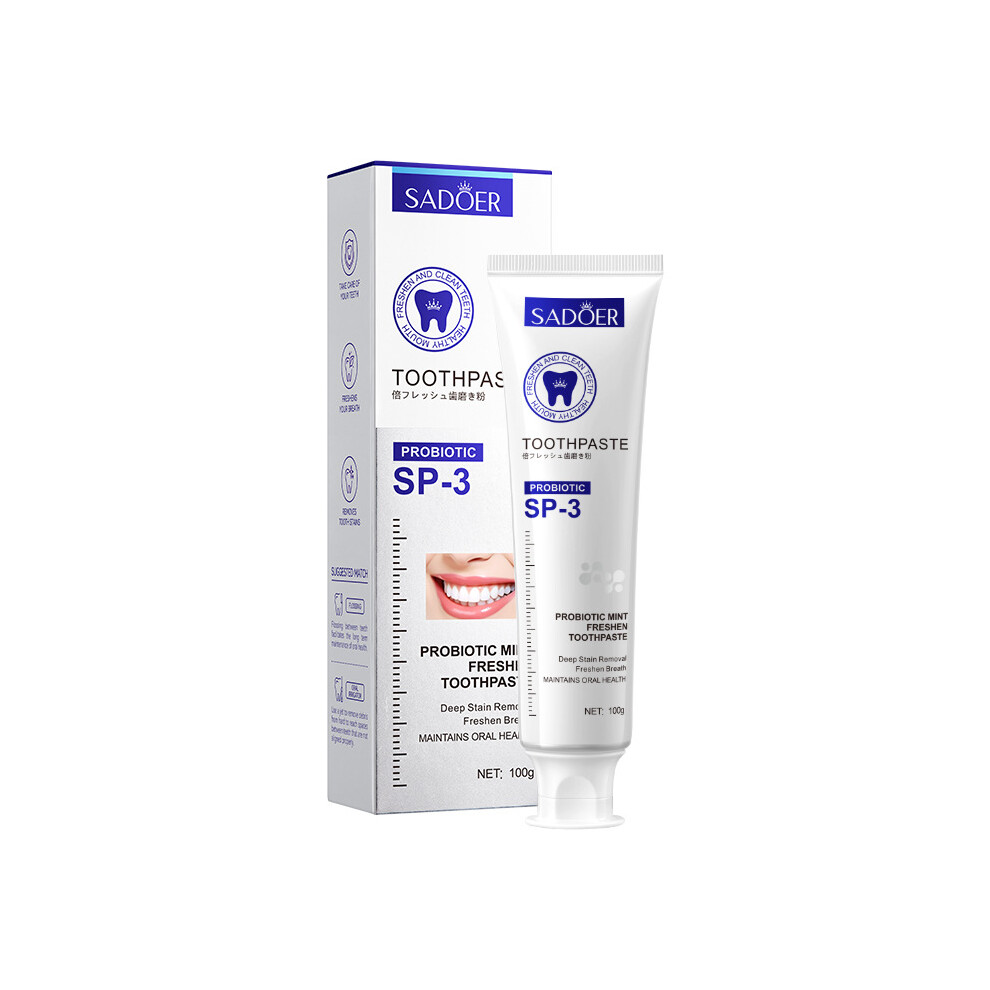 (Mint 100g) Toothpaste 100g Probiotic Mint Stain Remover Fresh Breath Toothpaste