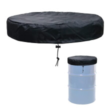 4 Pack Drum Lid Cover Dustproof for Water Rain Barrel Trash Can Cover 55 Gallon