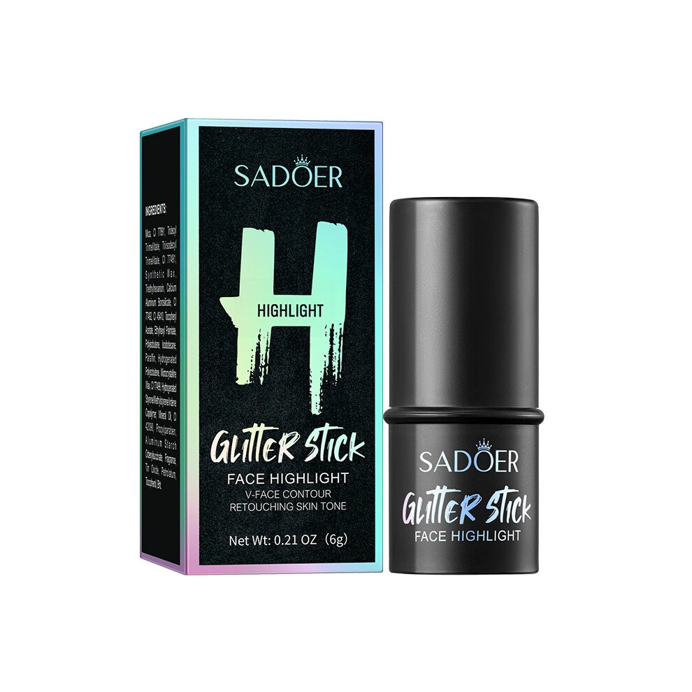 (#06 Espresso, 6g) Contour Highlighting Stick SADOER Contouring Makeup Highlighting Stick