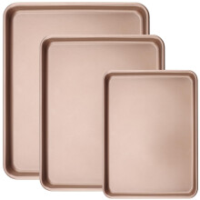 3 Pieces Nonstick Baking Tray Sets for Oven 9 11 13 Inch