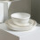 4 Piece Porcelain White Dinner Plate Set 3