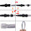 1 Kit LED Rope Light for Outdoor Background Decoration 13ft 4