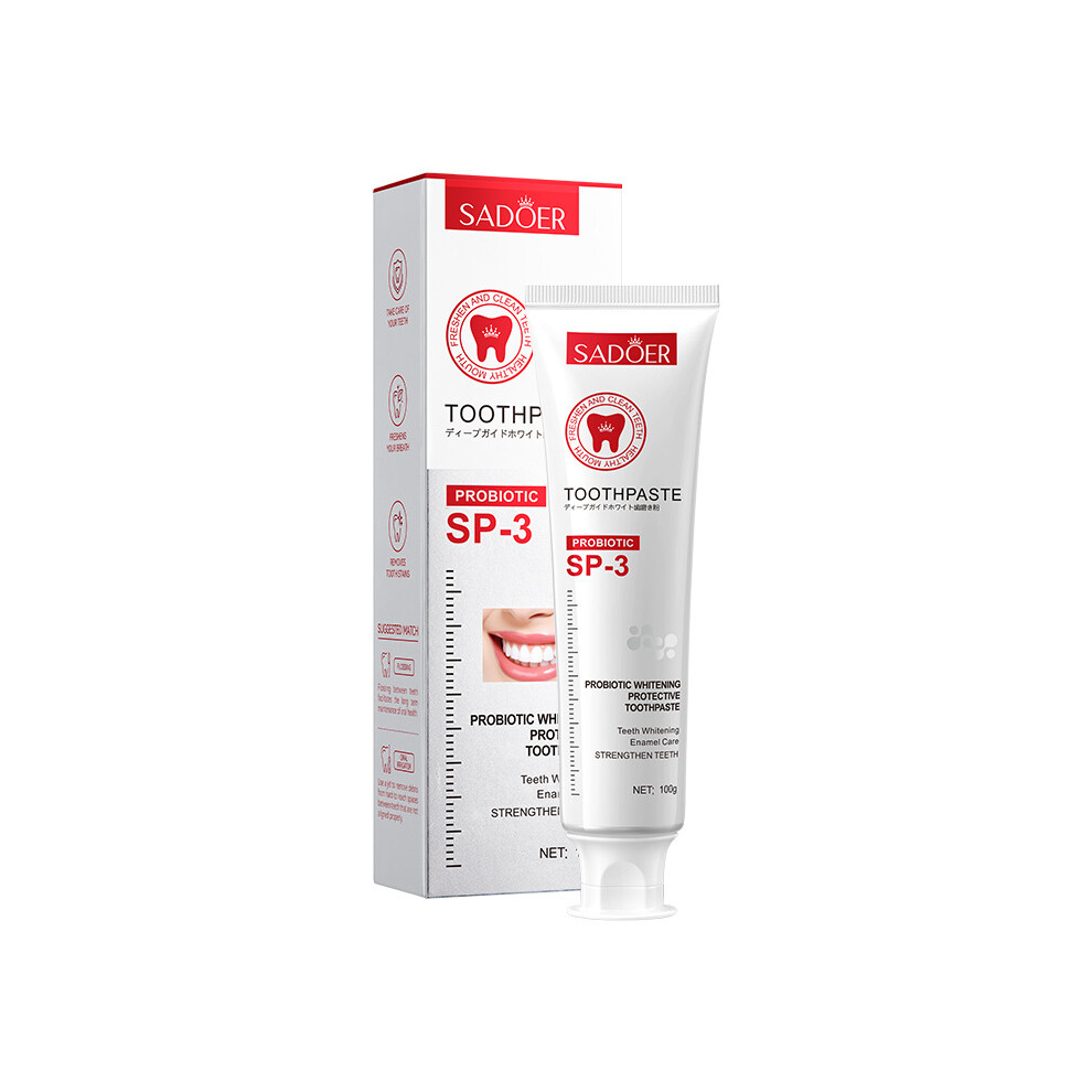 (Whitening 100g) Toothpaste 100g Probiotic Mint Stain Remover Fresh Breath Toothpaste