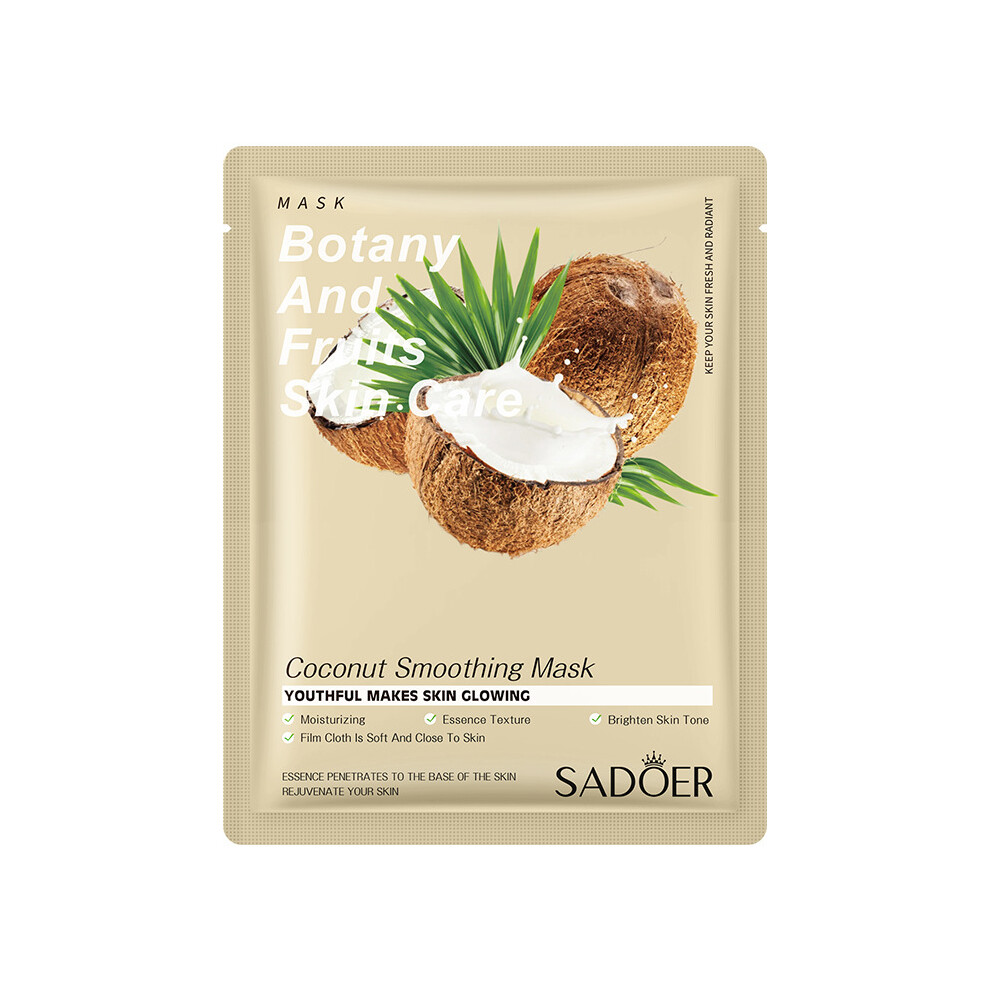 (Coconut) Facial Mask SADOER Hydrating and Moisturizing Sheets
