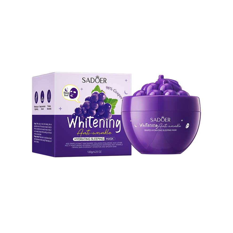 (Grapes 120g) Whitening Sleeping Mask SADOER Moisturizing Mask