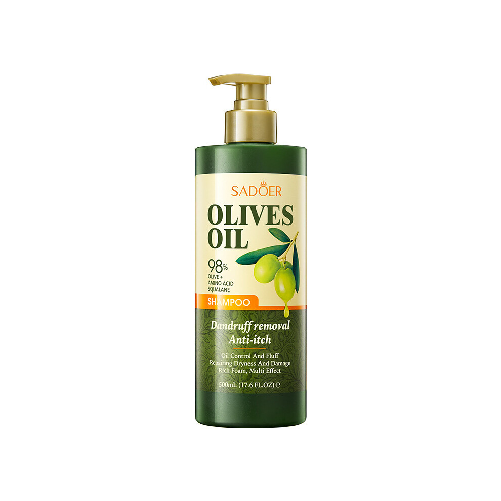 (Shampoo 500ml) Olive Oil Care Series SADOER Frizzy Improvement Portable Conditioner