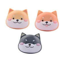3pcs Dog Design Mini Contact Lens Case Contact Lens Holder (assorted colors)