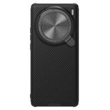 (vivo X100 Pro 5G, Black) Nillkin Camshield Prop Series For Vivo X100 Pro 5G Case With Camera Cover and Kickstand