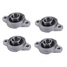 4 pieces Vertical bearing shaft support Screw pipe bearing support 8mm30mm Horizontal zinc alloy Pillow Block bearing holder(8mm) 8mm One colour
